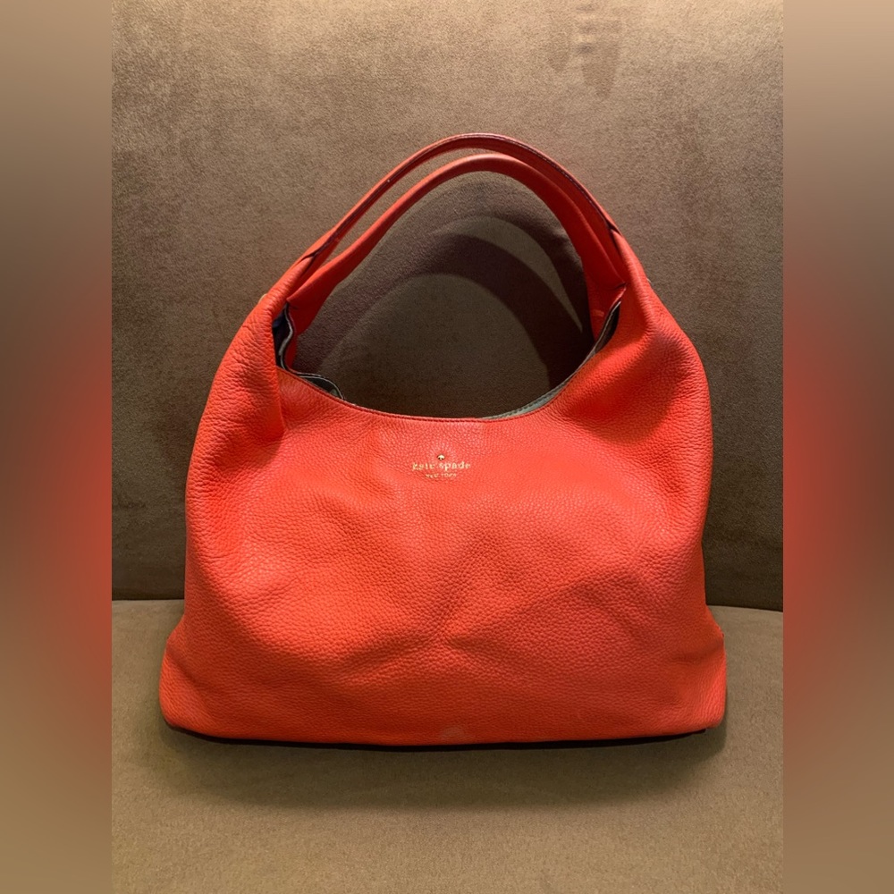 Kate Spade Leather purse, 13”L x 10”H x 5”W